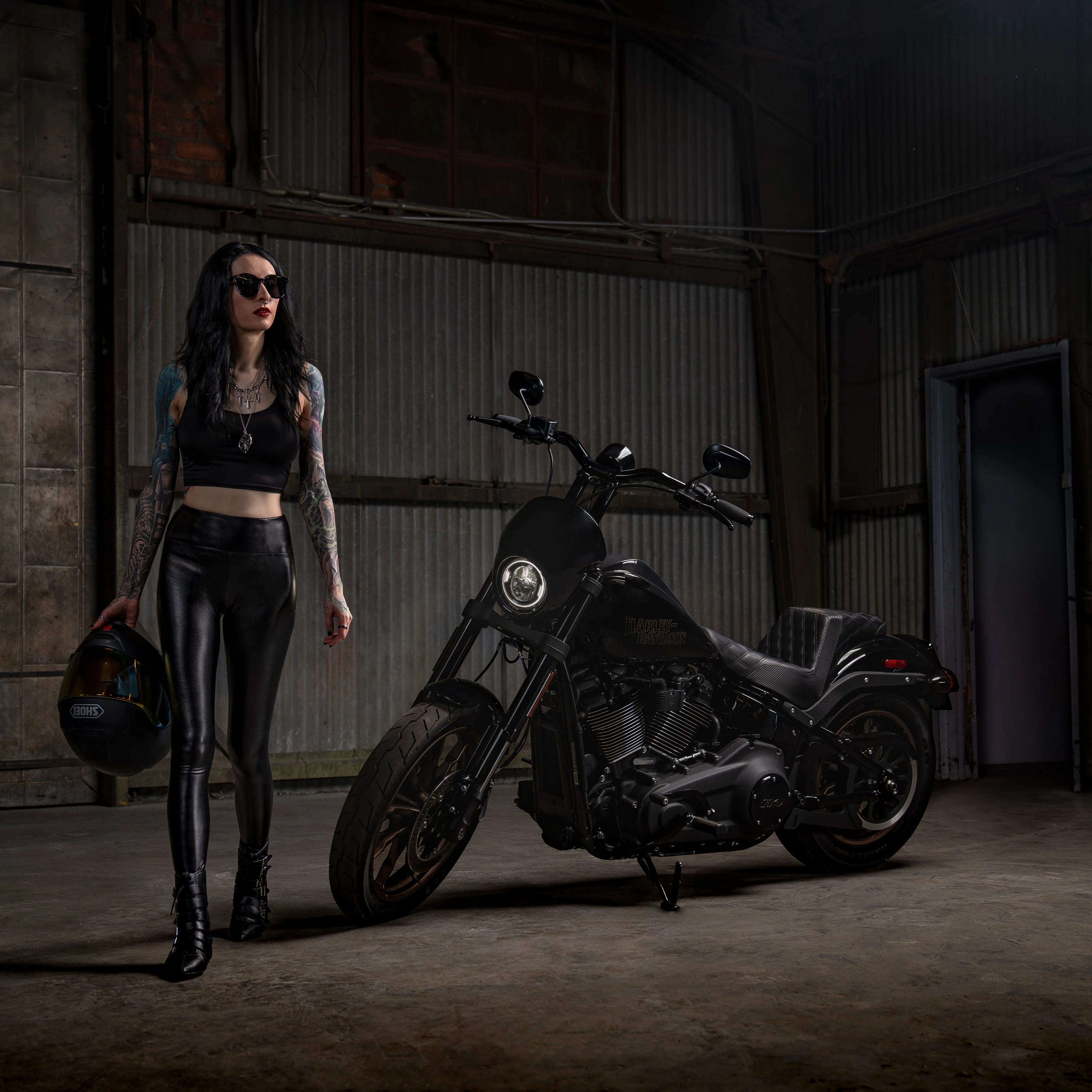 Nightmare 1.5 MX T Bar All In One Kit for 2022-2024 Low Rider S. (Gloss Black) - Image 7
