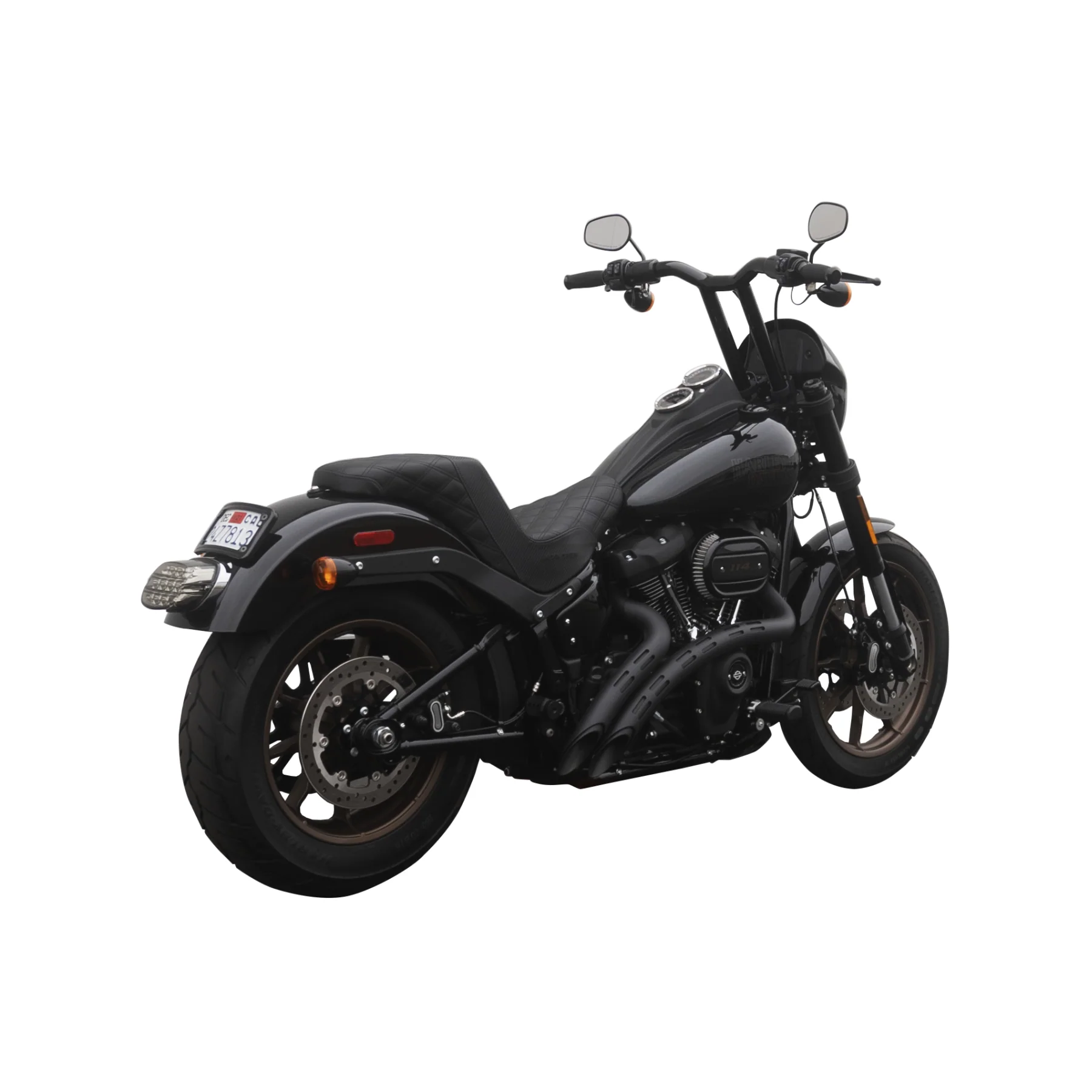 2020-2021 Low Rider S Complete All In One Evil-T Bar Kit (Gloss Black) - Image 5