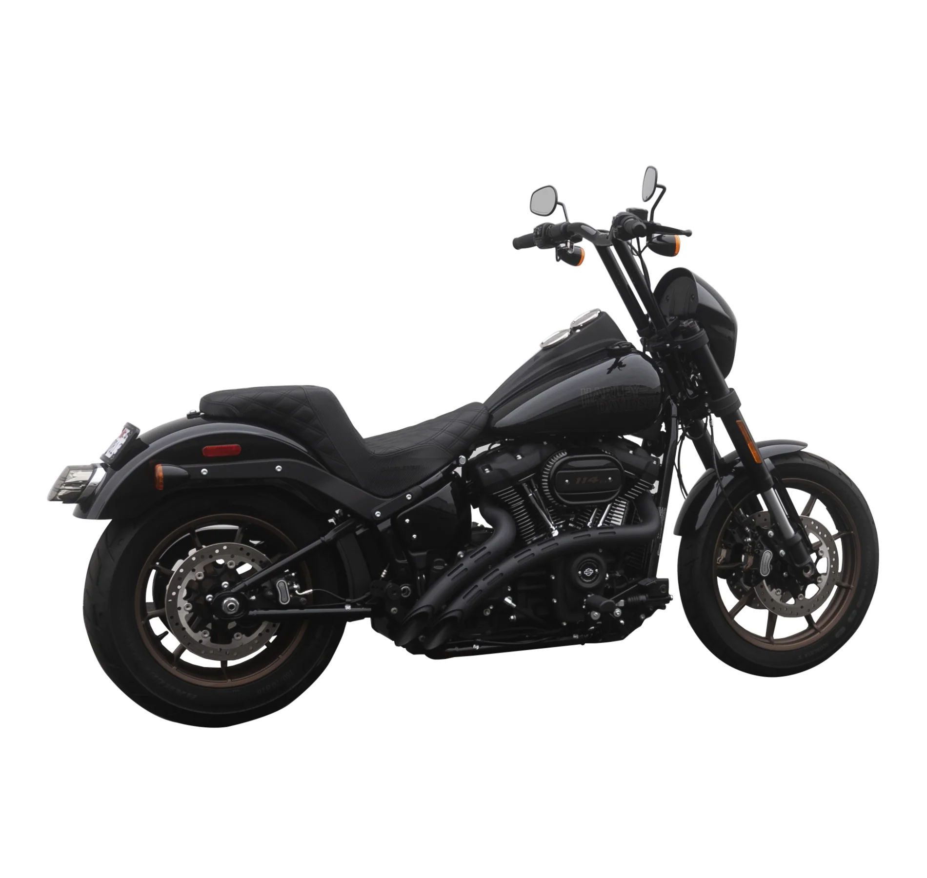 2020-2021 Low Rider S Complete All In One MX-T Bar Kit (Gloss Black) - Image 9