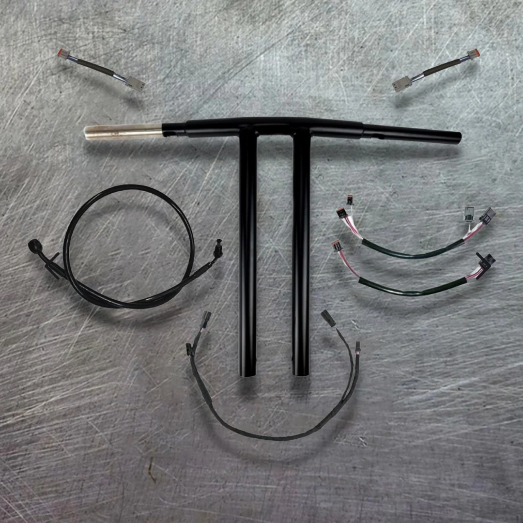 2022-2024 Low Rider S All In One Club Style T Bar Kit with Round Gauge Relocation Mount - Image 8
