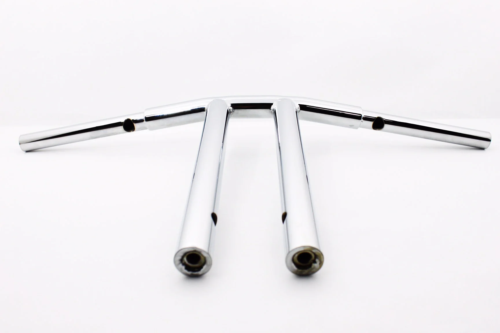 Club Style T-Bar, 1 1/4 Inch Diameter, 12 Inch Rise, Classic Chrome - Image 4
