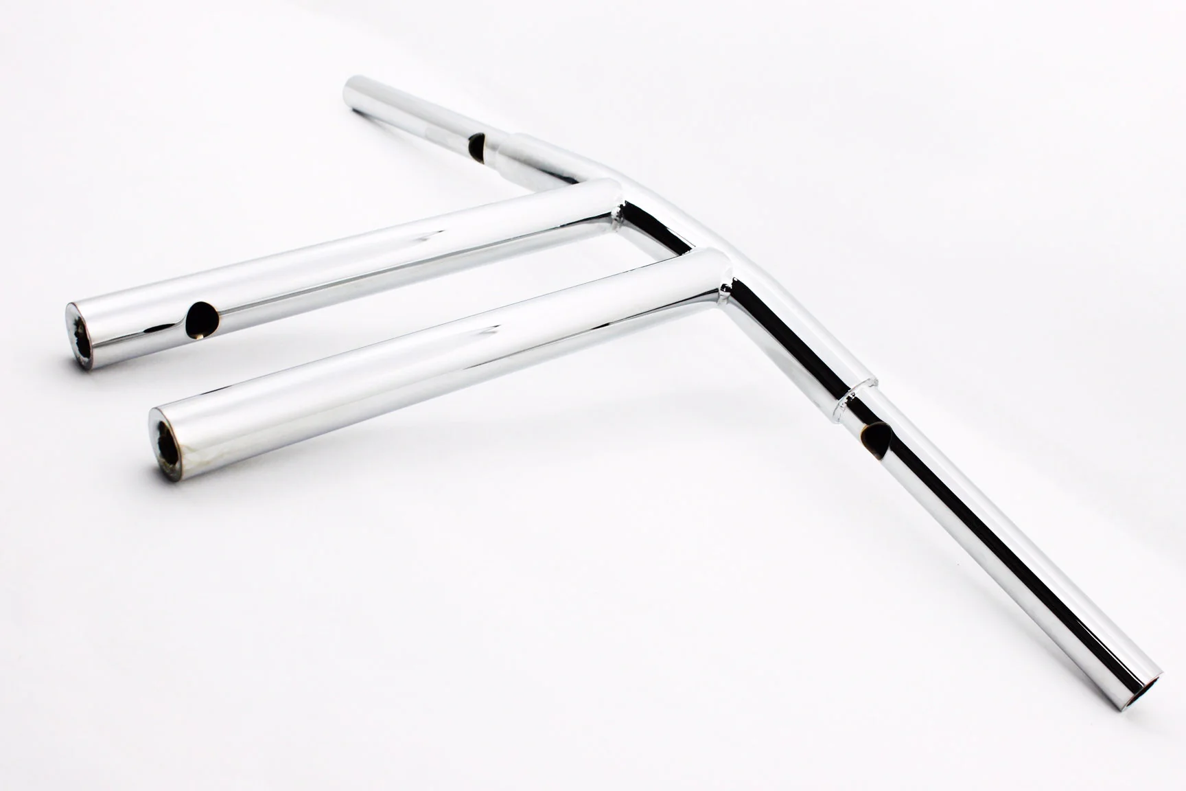 Club Style T-Bar, 1 1/4 Inch Diameter, 10-16  Inch Rise, Classic Chrome - Image 3