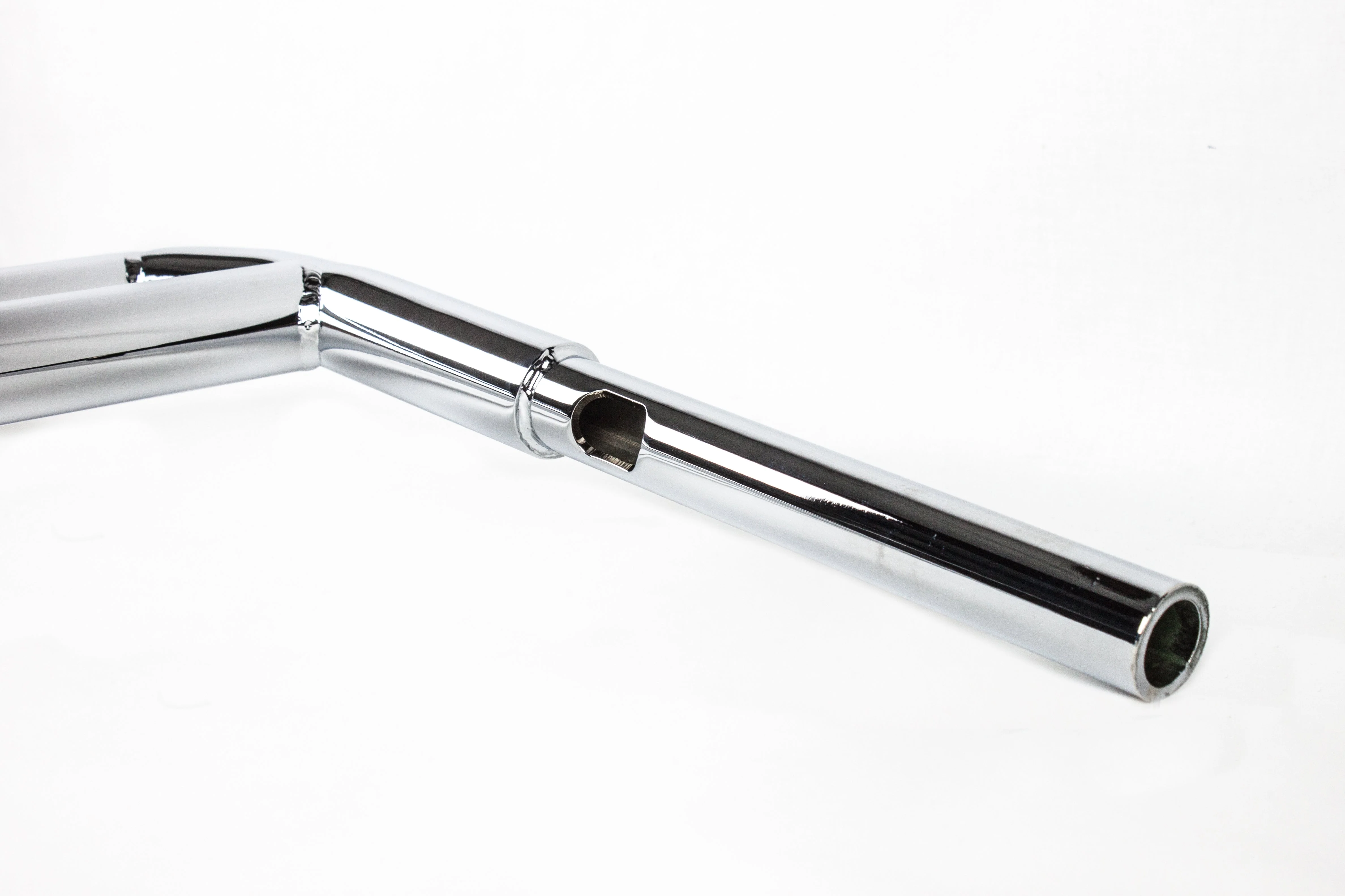 Club Style T-Bar, 1 1/4 Inch Diameter, 16 Inch Rise, Classic Chrome - Image 3
