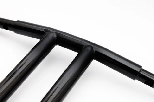 Club Style T-Bar, 1 1/4 Diameter, 10-16 Inch Rise, (Gloss Black) - Image 6