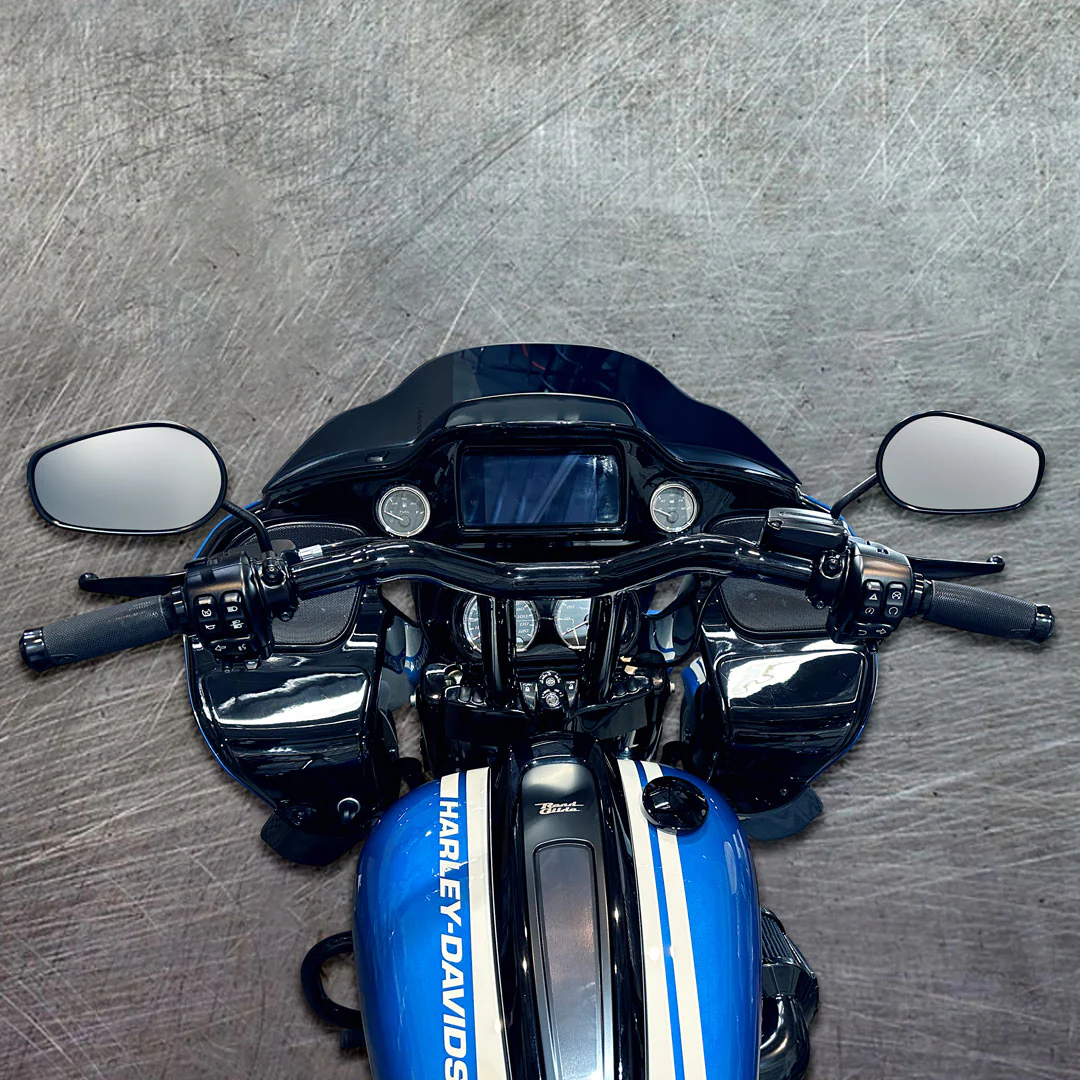 Pre-Wired 1.5" Diameter, Big Daddy MX T Bars for Road Glide 2015-2023 (Gloss Black) - Image 8