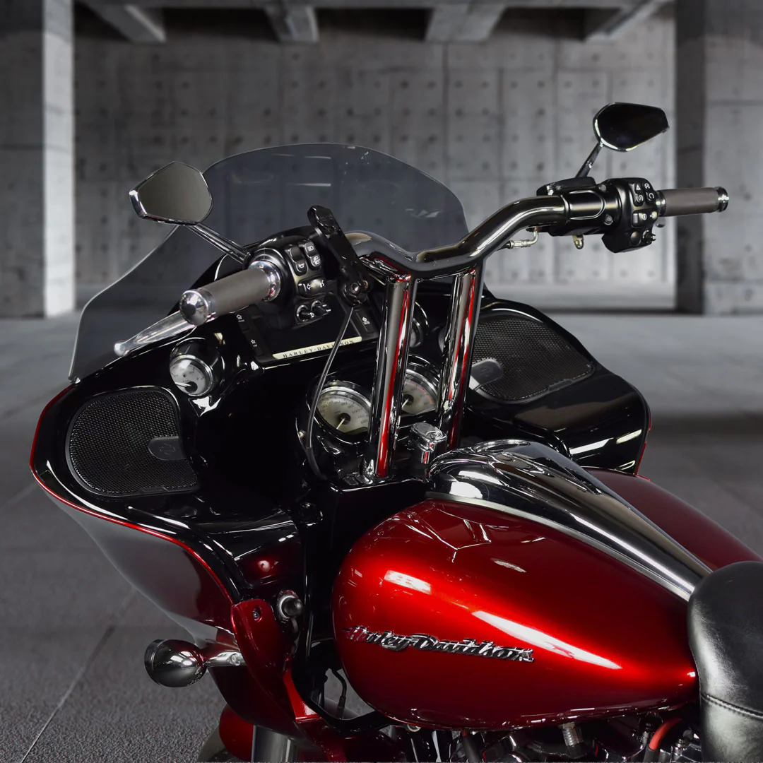 100% Plug In Ready 1.5" Diameter, Big Daddy MX-T Bars for 2016-2023 Road Glide (Classic Chrome) - Image 3