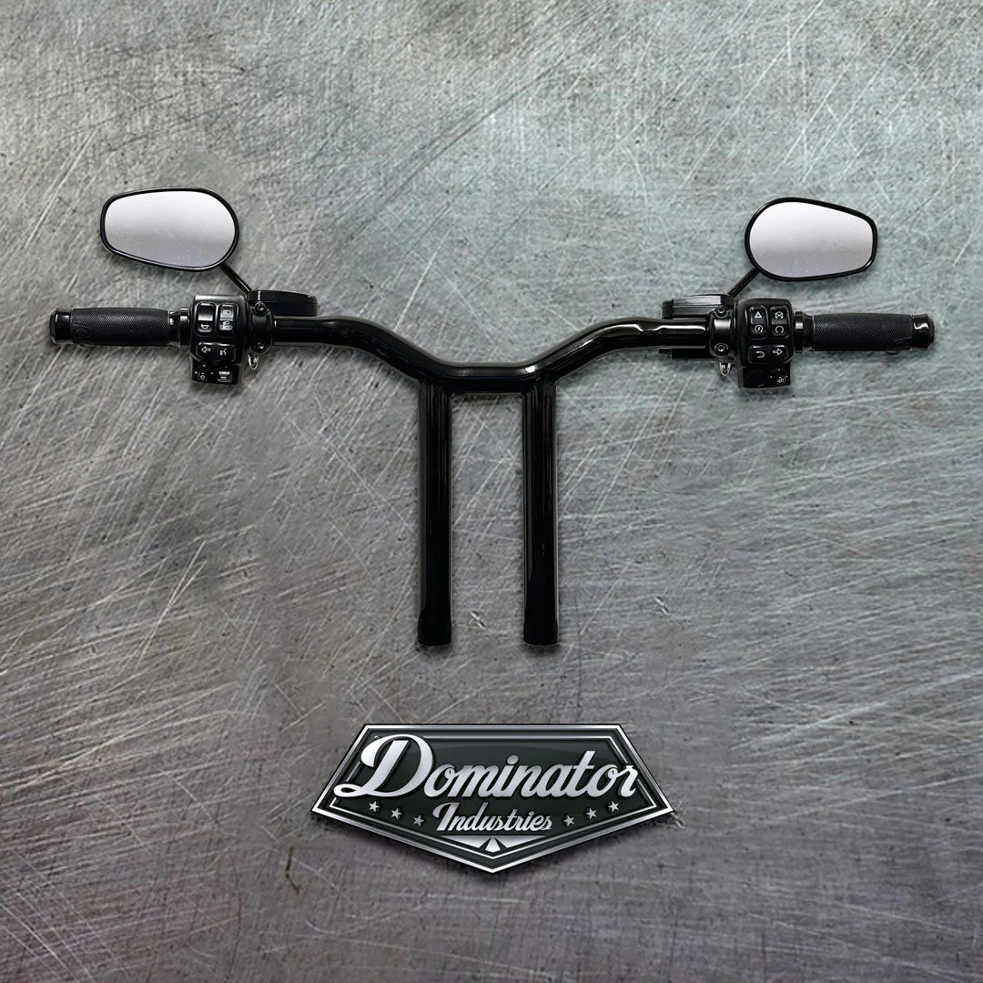 100% Plug In Ready 1.5" Diameter, Big Daddy MX-T Bars for 2016-2023 Road Glide  (Gloss Black) - Image 3