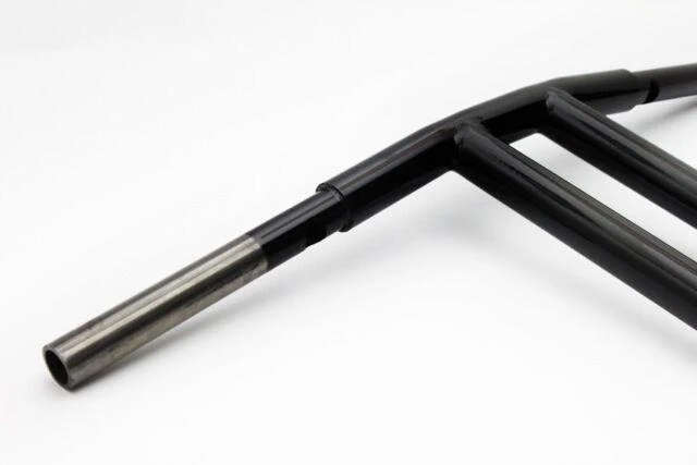 Club Style T-Bar, 1 1/4 Diameter, 12 Inch Rise (Gloss Black) - Image 3